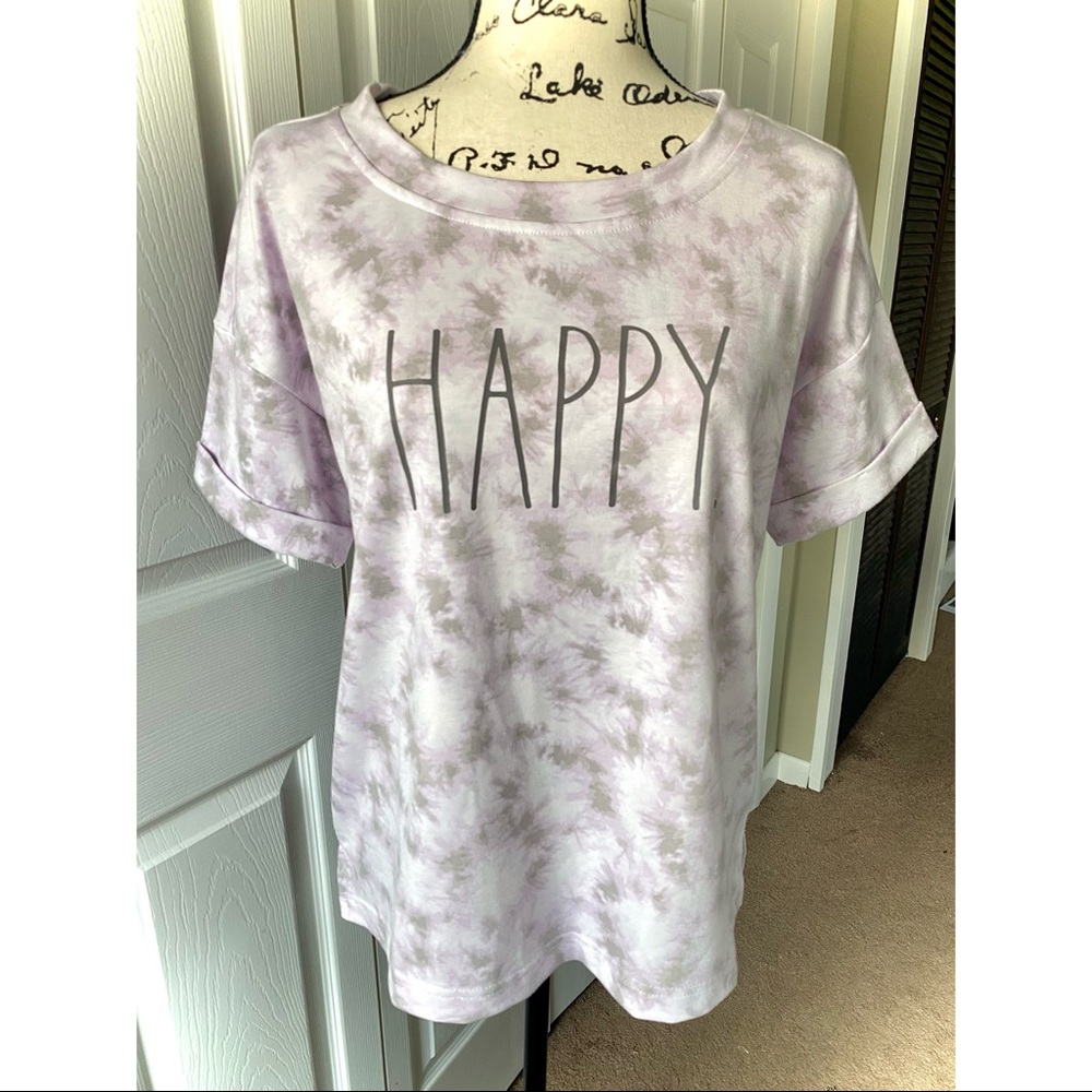 NWT Rae Dunn Tie-dye T-shirt